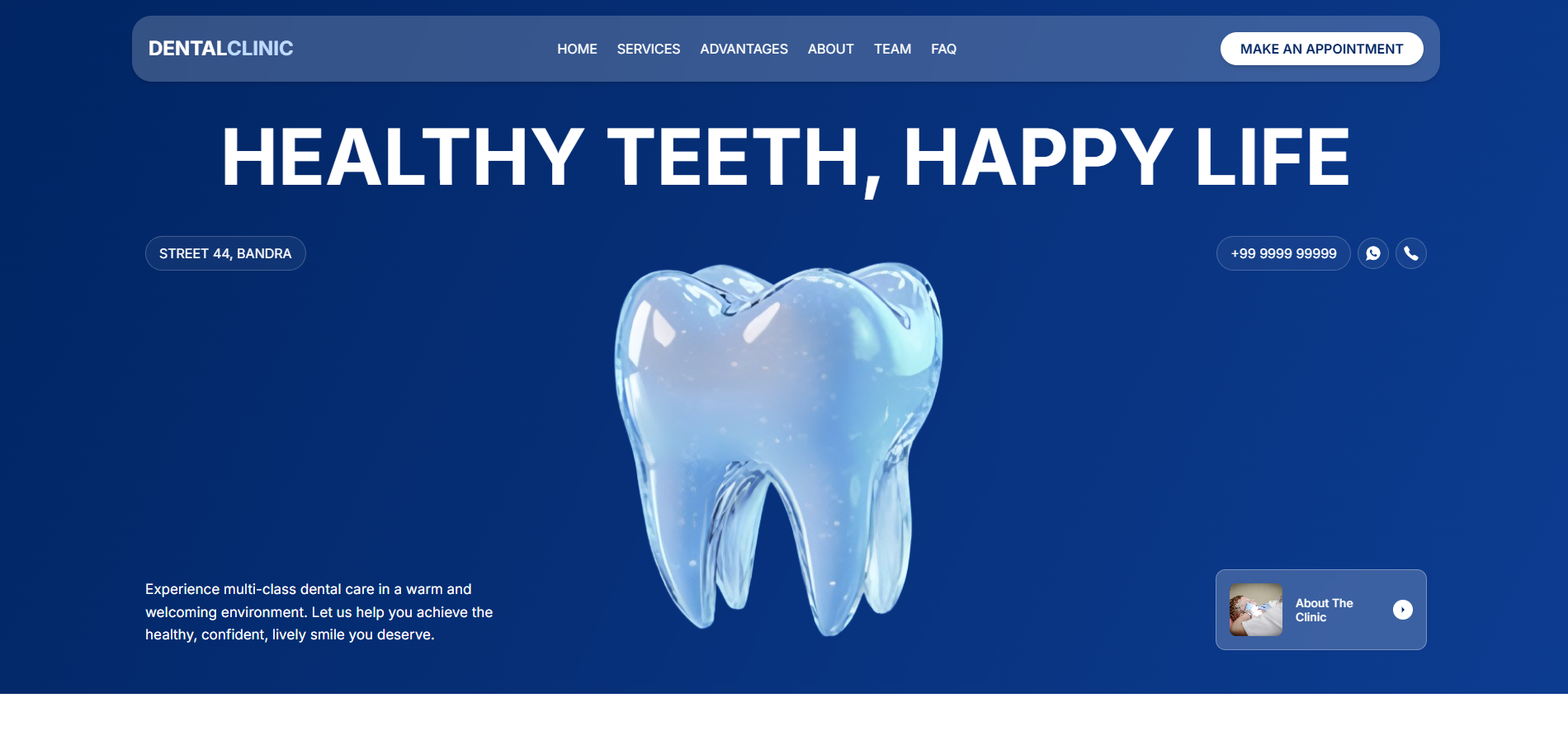 Dental Clinic Landing Page